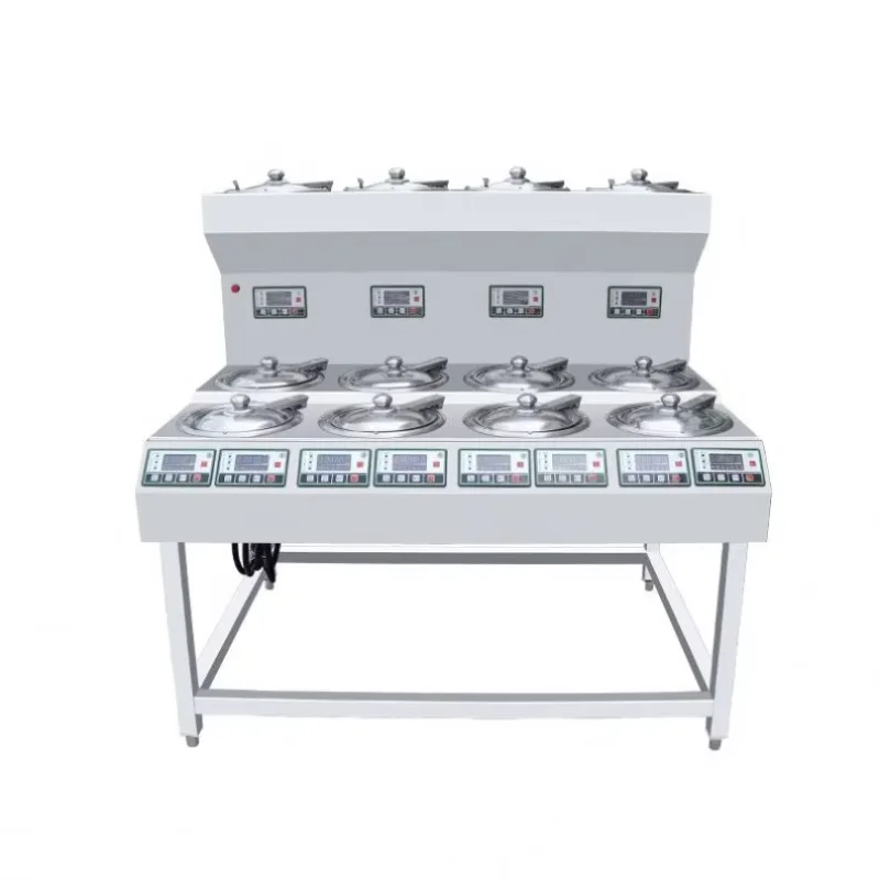

Commercial Cooker Fully Automatic Kitchen Cooker 8 Head Electric Stove Double Layer Intelligent Multi Head Stove