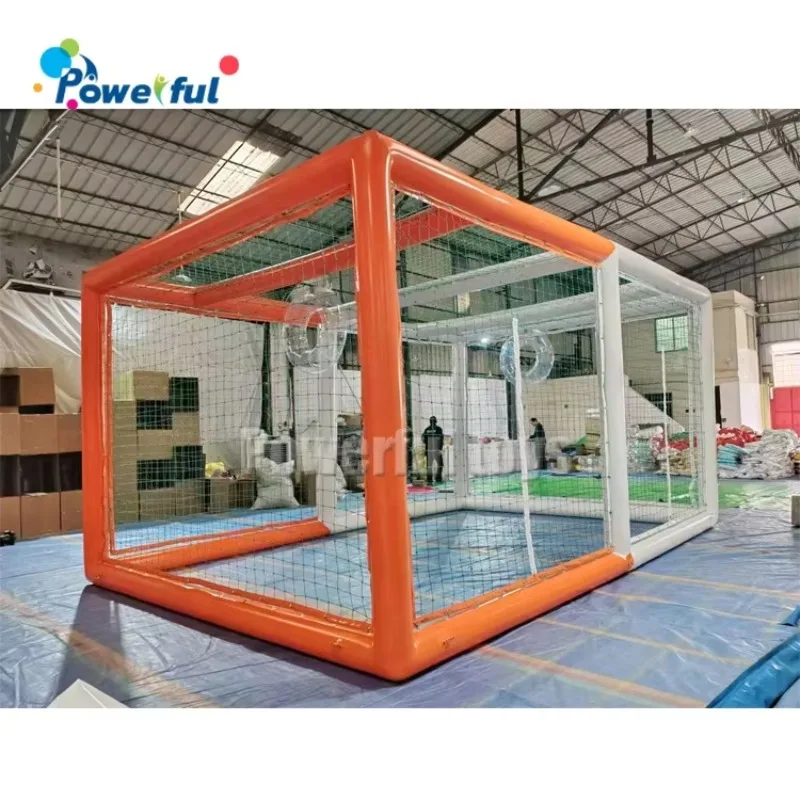 Outdoor Inflatable Drone Football Field Training Event Drone Soccer Ball Game Inflatable Drone Obstacle Arena