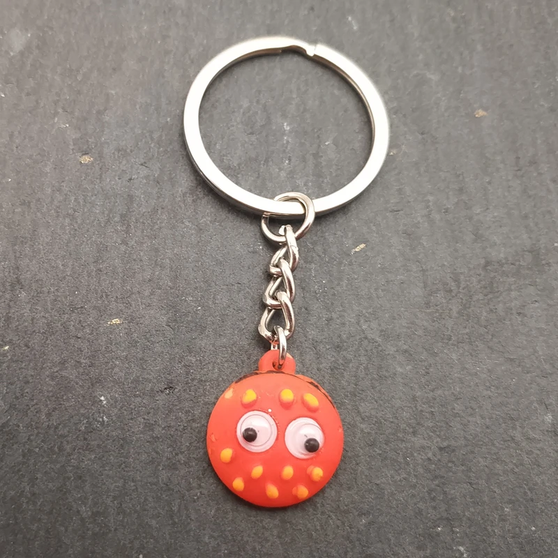 Creative Korean version of simulation pizza fries burger pendant keychain gift promotion food series accessories resin keychain