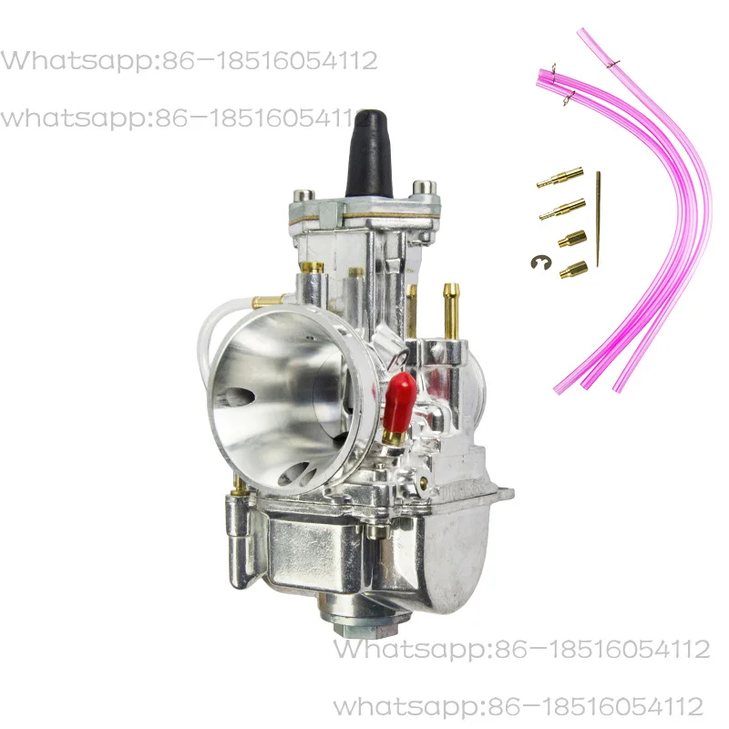 Silver 85-300cc Carburetor For 21 24 26 28 30 32 34mm 2T 4T ATV Quad  PWK With Free Power Jet Dirt Bike Carb