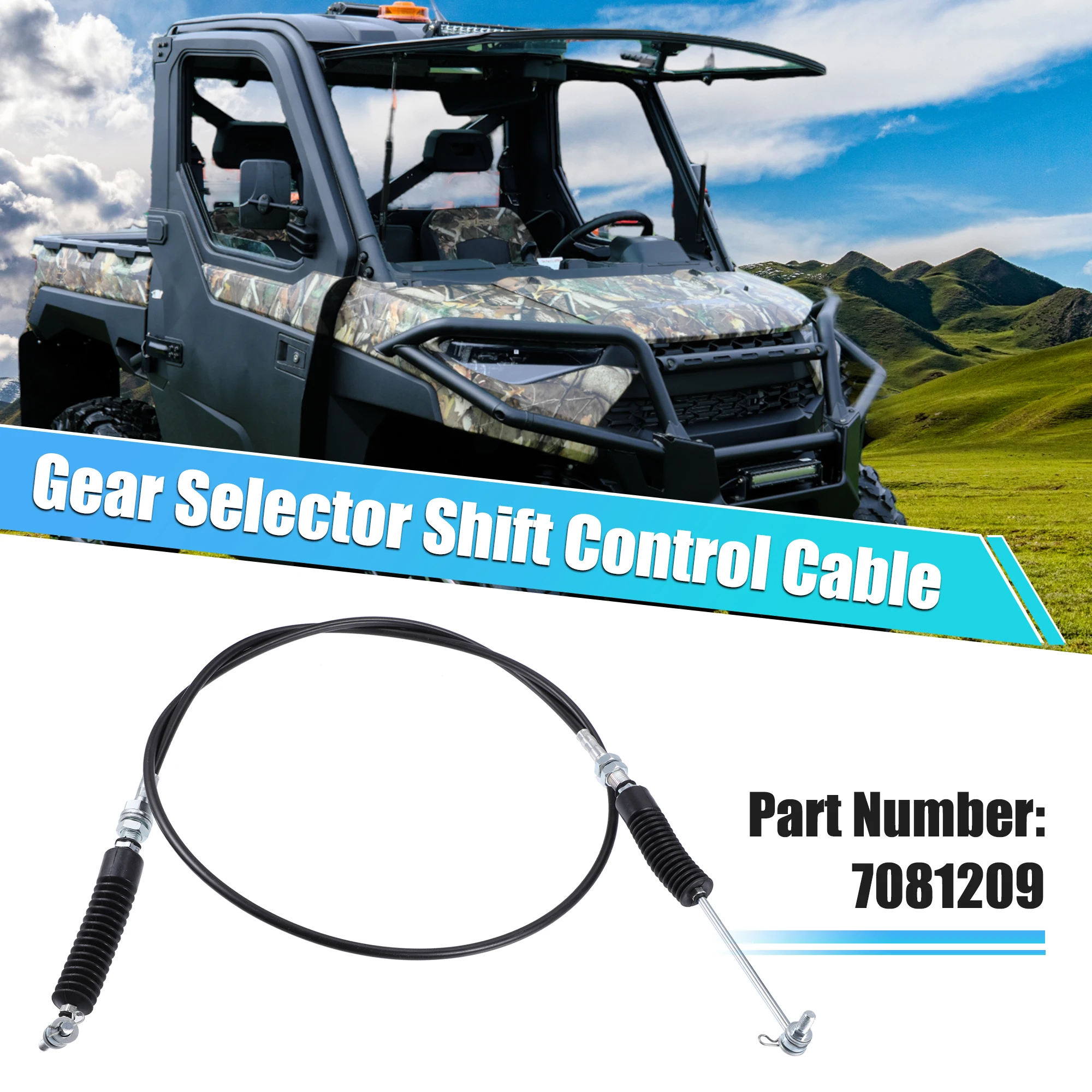 Motoforti ATV Gear Selector Shift Control Cable 7081209 For Polaris for Ranger 6X6 700 EFI 2007-2009 For Polaris for Ranger 700