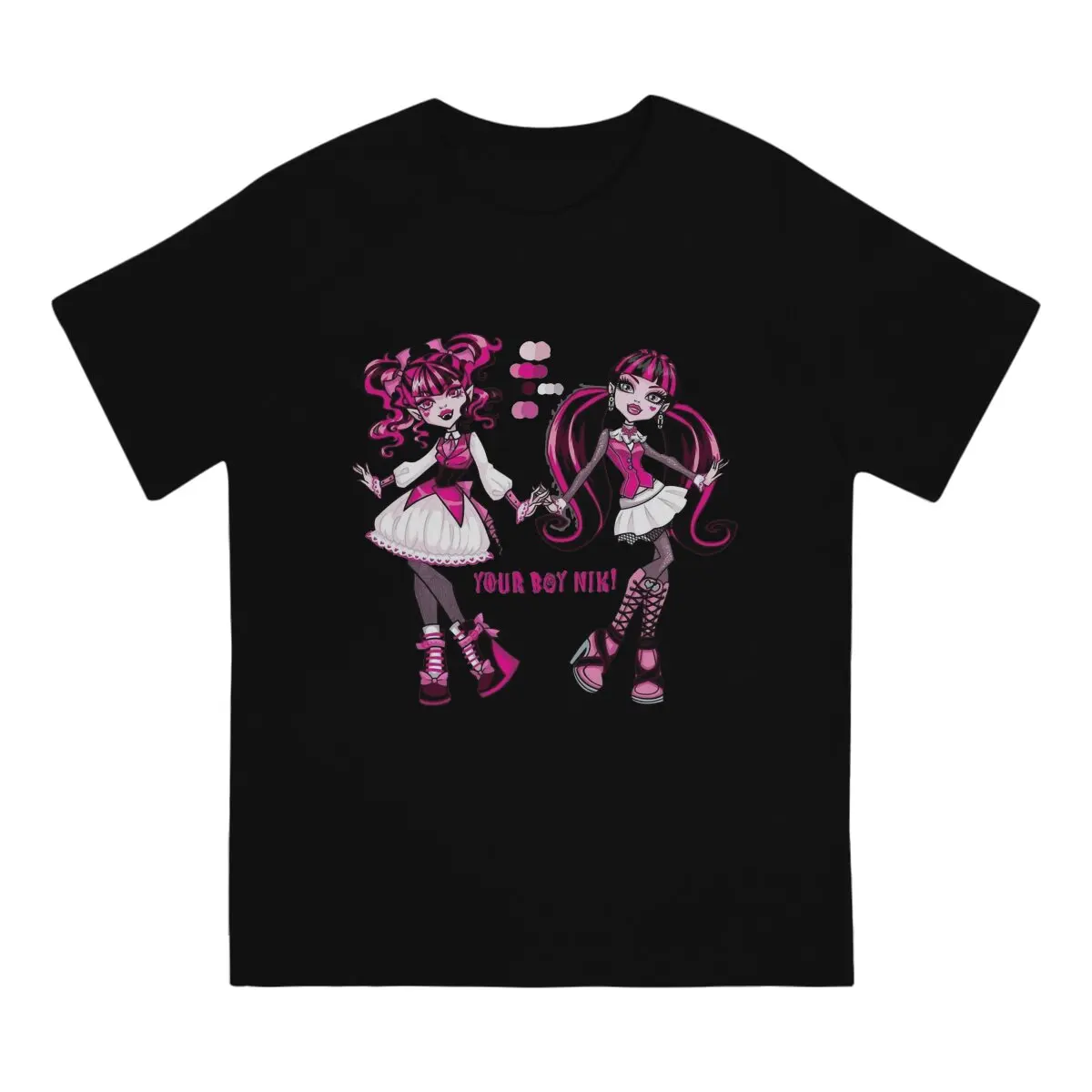 Men's T-Shirts Your Boy Nik Vintage Tee Shirt Short Sleeve Monster High T Shirt Round Collar Clothes New Arrival