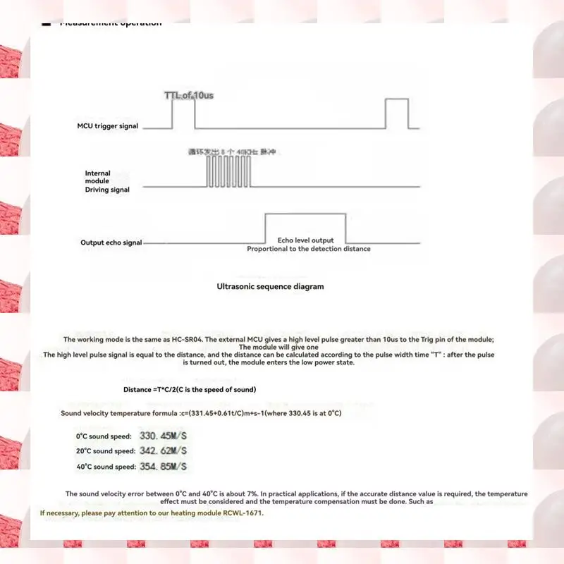 ABGN 2 ชิ้น RCWL-1670 กันน้ํา Transceiver แยกอัลตราโซนิกโมดูล 2 เซนติเมตร - 400 เซนติเมตรระยะทางสําหรับวัดระดับน้ํา