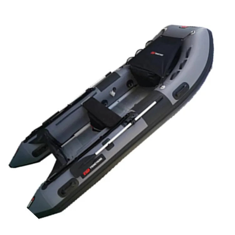 380cm Inflatable Boats Fishing Raft Power Aluminum Floor  Boat Dinghy Tender Boat
