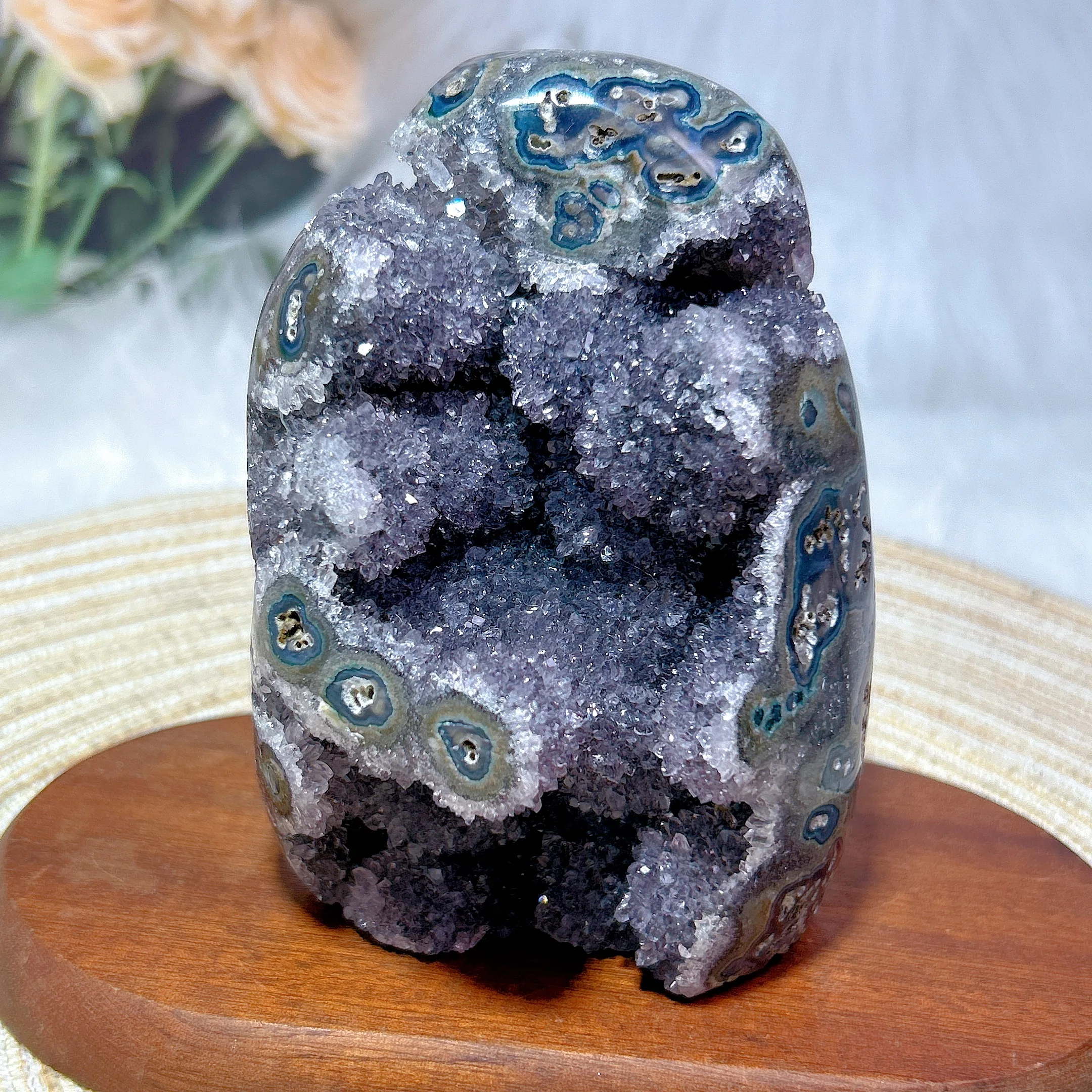 Healing Natural Crystals Amethyst Cluster Raw Stone Free Form Druzy Specimen Gemstone Home Decoration Energy Gift