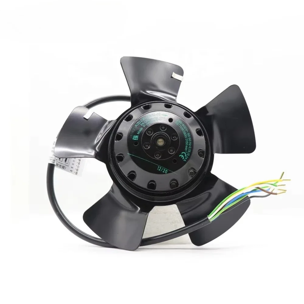 

A2D200-AA02-02 230V/400V AC 53W 200mm 2800RPM Ball Bearing Motor Inverter Axial Cooling Fan