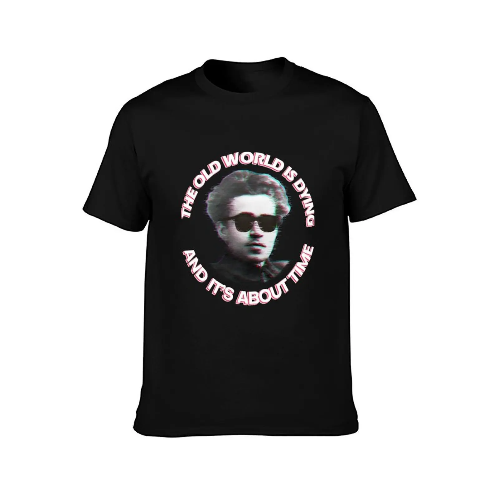 Gramsci's Glitch T-Shirt Basic Comfort Fit for Men T-Shirt