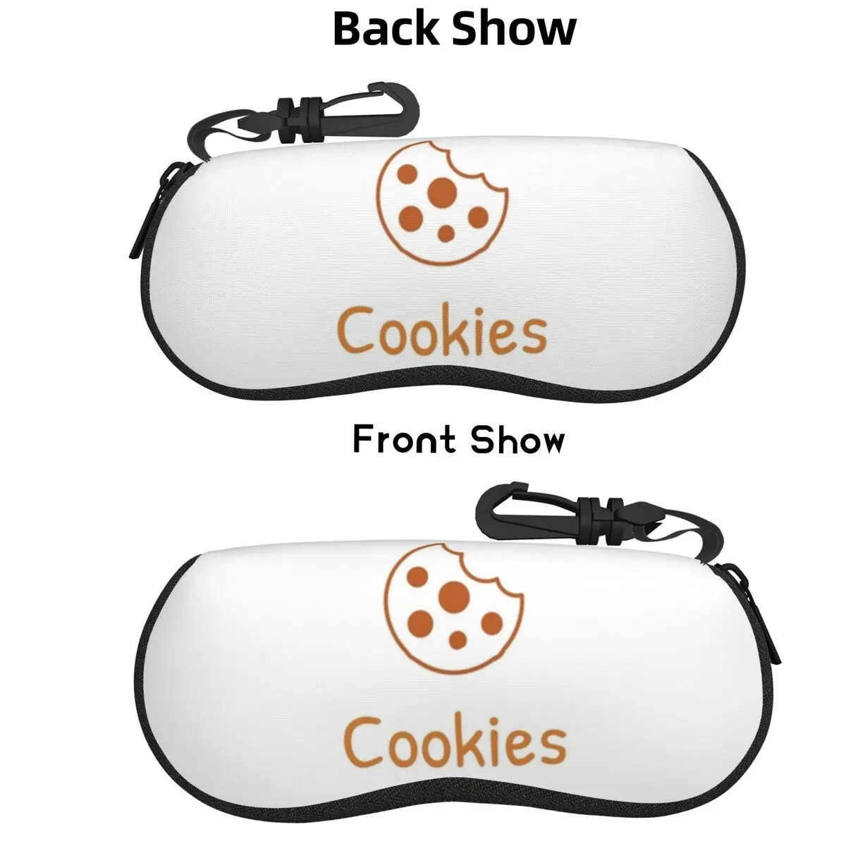 

Чехол для очков в виде ракушки печенья, портативная коробка для солнцезащитных очков, женская и мужская мягкая сумка для очков, сумка