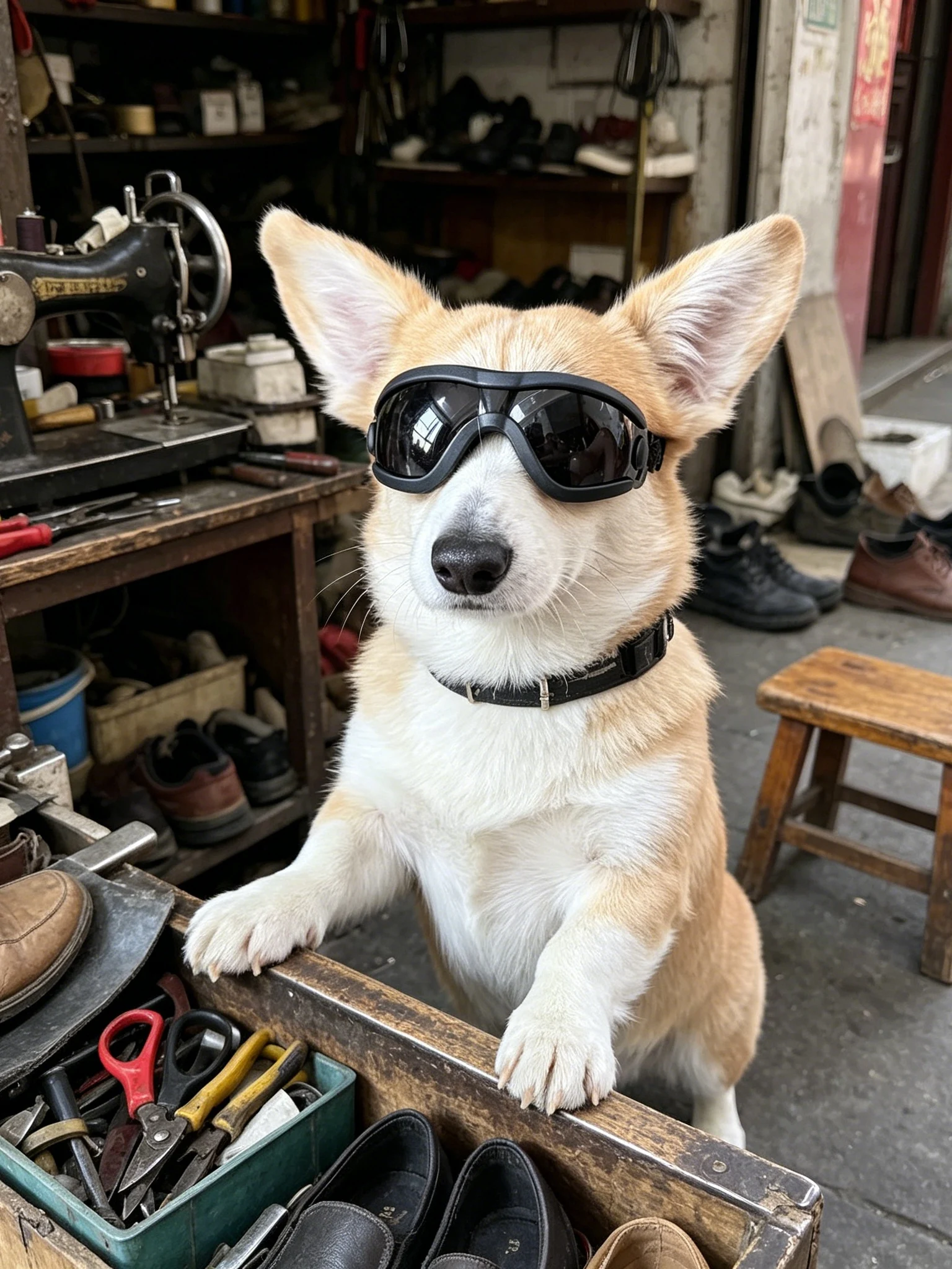 Dog Sunglasses for Small to Medium Dogs 10-22 Lbs, UV400 Protection Pet Goggles with Soft Frame, Adjustable Strap Anti-glare Eye - view 3