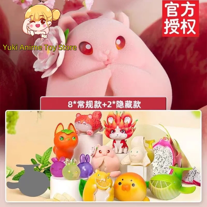 Genuine Fruit Vegetable Fairy Blind Box Wild Animal Spirit Mystery Box Kawaii Action Figure Guess Bag Caja Ciega  Surprise Model