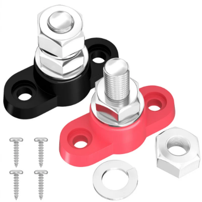 

ISURE MARINE Пара одноканальных шин 250 А 12 В M10 RV Яхта Шина для яхты RV Клеммная колодка для яхты