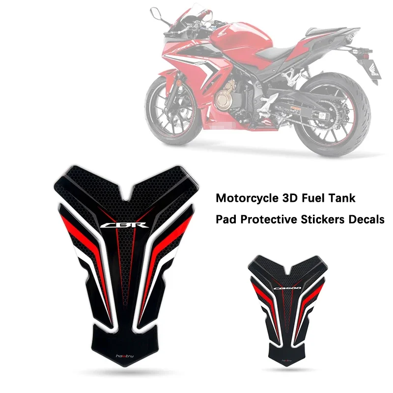 accesorios para moto Motorcycle 3D Fuel Tank Pad Protective Stickers Decals For HONDA CB500X CB500F CB500R CBR500R CBR500R CBR30