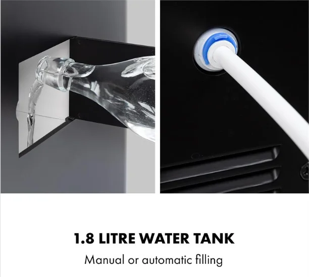 Factory Supply 15-18kgs Household Table Top Ice Making Machine Dispenser with Bullet,crushed Ice and Cold Water Ice Maker