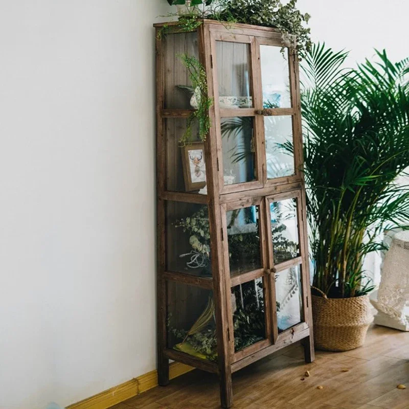 

Postmodern Garden Living Room Cabinets Glass Storage Coffee Living Room Cabinets Ergonomic Armoires De Salon Unique Furniture