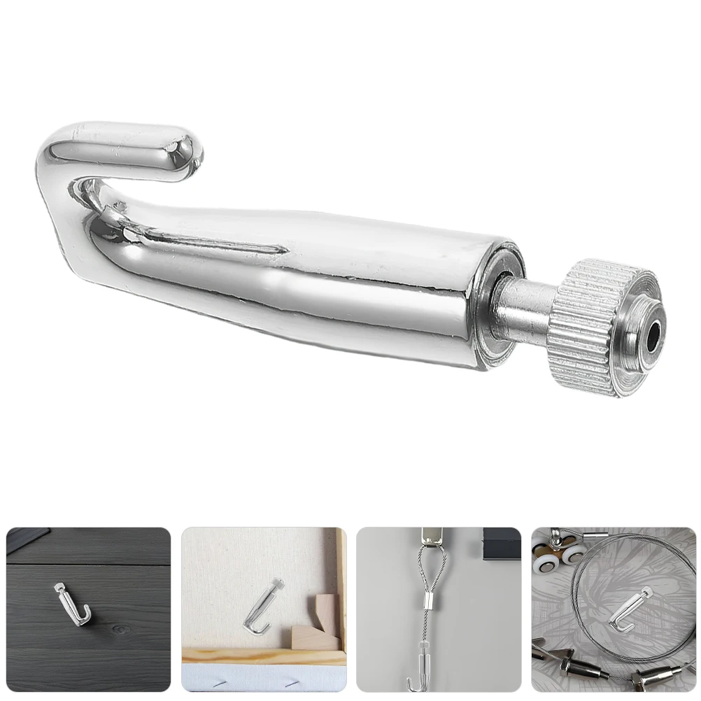 2PCS Sailor Hook Picture Hanging Device Aluminum Alloy Frame Hangers Heavy Hardware Wall Office Home Use Sturdy