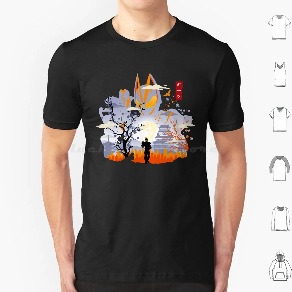 Geats T Shirt 6xl Cotton Cool Tee Tokusatsu Kamen Rider Masked Rider Hero Grey Fox Geats Rider Gun Battle Royal Japan Japanese