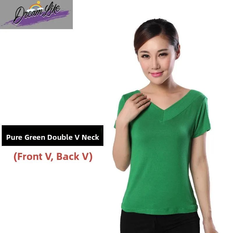 

Одежда для фитнеса: традиционный этнический костюм для женщин, для квадратных танцев, с V-образным вырезом, из модала, для занятий гимнастикой и танцами