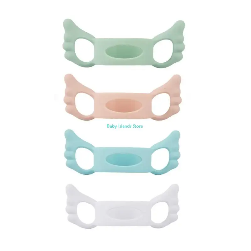 K92D مقبض زجاجة الحليب زجاجة الطفل مقبض سيليكون مقابض زجاجة الرضاعة للزجاجات الزجاجية قبضة سهلة للطفل الرضيع