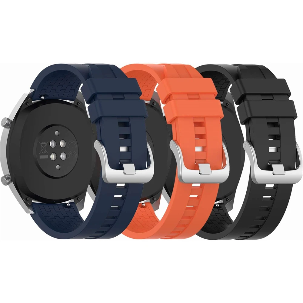 20mm 22mm Silicone Strap For HUAWEI WATCH GT 5 4 Pro 46mm Band WATCH 5 4 Pro GT 3 2 42mm HONOR Magic Watch 4 GS 3 Pro Bracelet