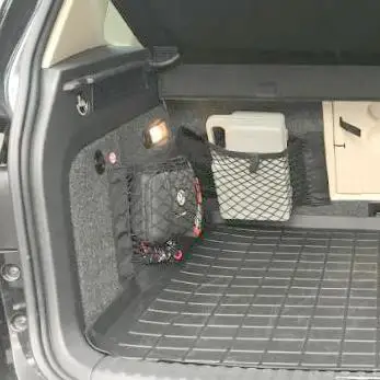 Auto-Kofferraum-Netzorganizer Aufbewahrungsnetz Rückenlehnen-Tasche Universelles Elastisches Netznetz Magic Sticker Auto-Innenausstattung Zubehör – Detail 6