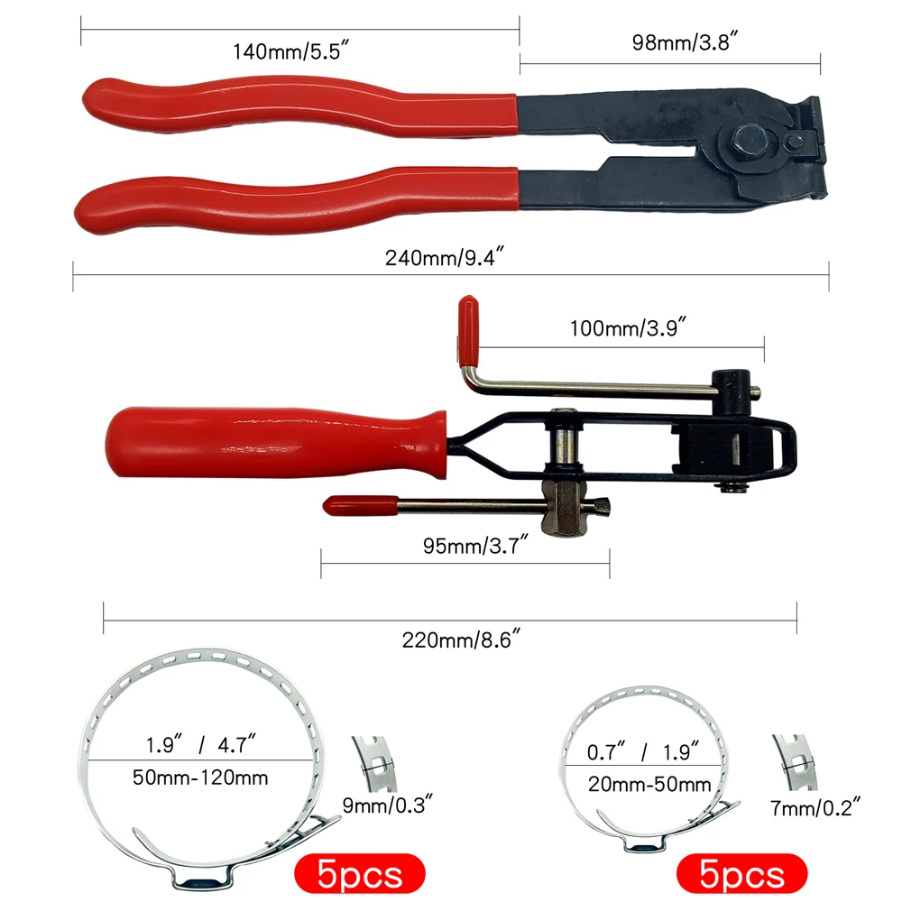 CV Joint Boot Clamp Pliers or Small/Large CV Boot Clamps,Ear Clamps Plier,CV Clamp Tool  Drive Shaft CV Boot Clamp For Most Cars