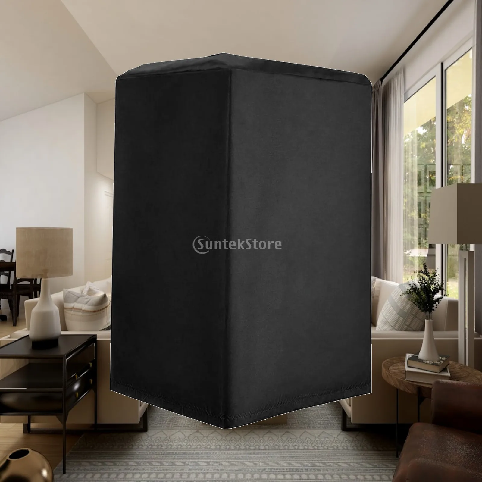 Speaker Cover with Drawcord Heavy-Duty Speaker Dust Cover Reusable Snug for DJs, Daily Storage, Stage Setups