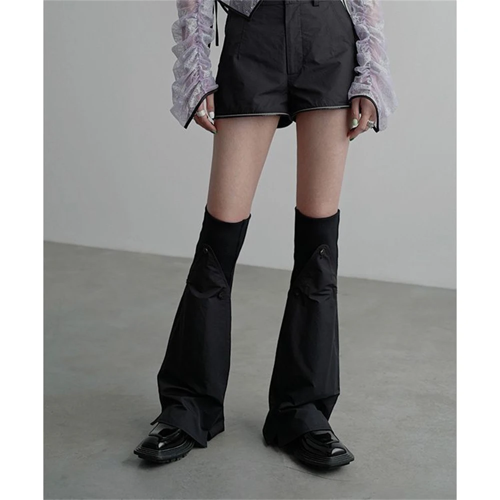 Women's Sunscreen Leg Covers Sports Casual Patchwork Boots Cuffs Hot Girls Gothic Y2K Thigh High Socks Leg Warmers Cosplay Props