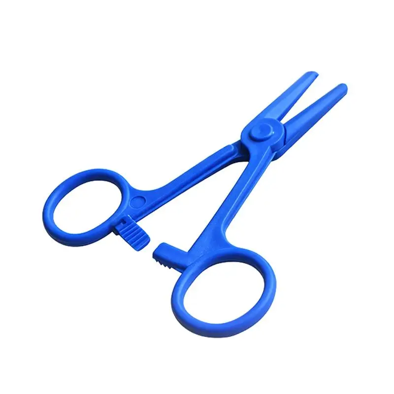 【A】1pcs Disposable ABS Plastic  Hemostatic Forceps Surgical Surgery Outdoor First Aid Care Tools For Doctor Nurse
