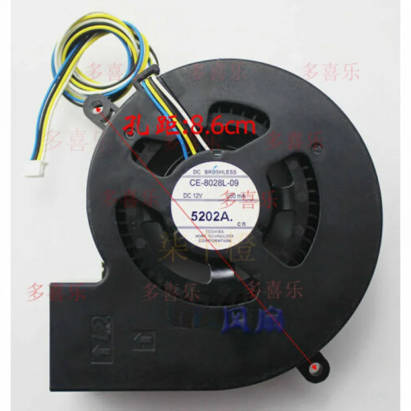 

EE 1 шт. для Epson CE-8028L-09 12 В 350 мА 8028 4-проводной охлаждающий вентилятор для проектора