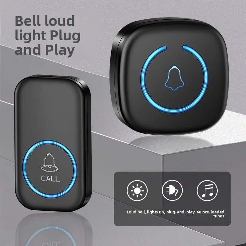 

DurableDoorbell Household Wireless Ultra-long-distance Intelligent Electronic Remote Control Door Bell Entry Bell Elderly Pager