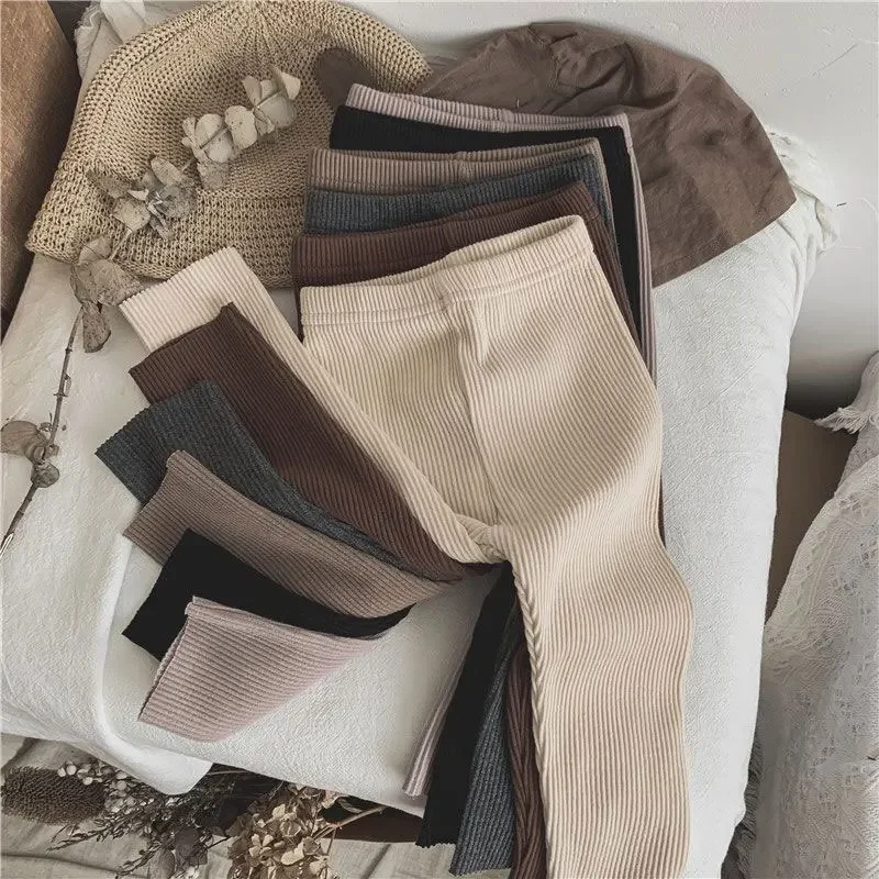 Girls Leggings Colored Pants for Kids Autumn Winter Children Trousers Skinny Toddler Underpants Baby Tights Clothing 1 2 3 4 5 6