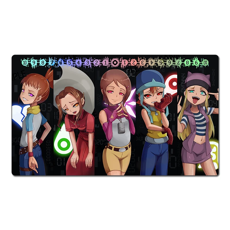 

Digimon Adventure Table Playmat Коврик для коллекционных карточных игр DTCG CCG Коврик для мыши TCG Настольный игровой игровой коврик Бесплатная сумка