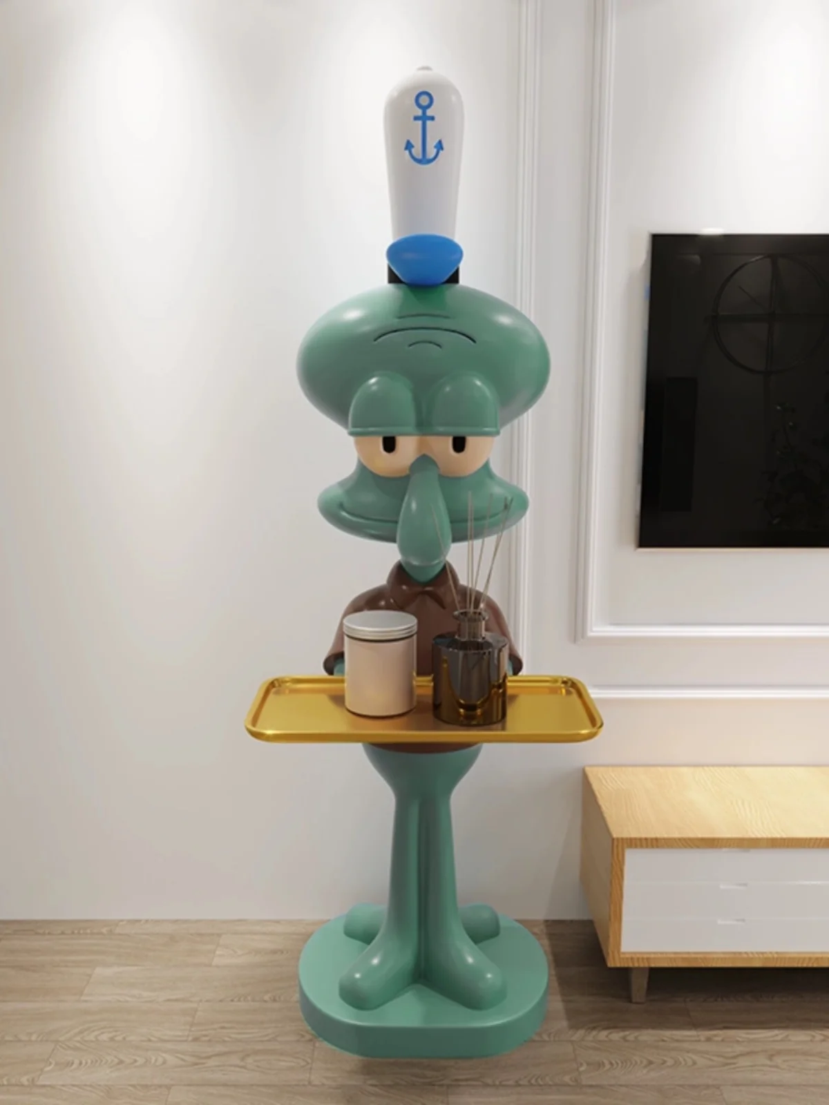 Big Squidward Tray Over The Door Children's Floor Shelving Decorative Moving Gifts