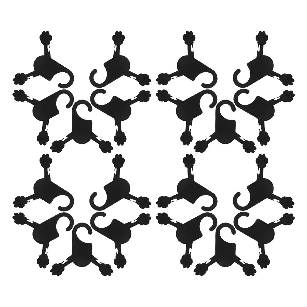 

30Pcs Pet Clothes Hanger Compact Nodamage Design for Cat Dog Apparel Modern Aesthetic Closet Organizer Accessories