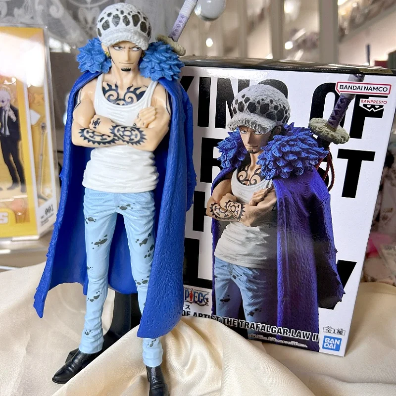 

Original Bandai One Piece Figures Law Figure Trafalgar D Action Figurine Pvc Models Statue Collect Toy Doll Decorations Gifts