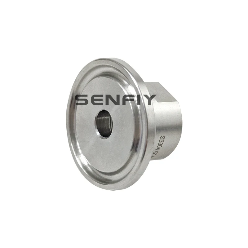 G1/4 "1/2" BSPP أنثى إلى TC 34 مللي متر ثلاثي المشبك موصل SS304 وصلة أنابيب الفولاذ المقاوم للصدأ موصل محول مع حشية PTFE البحر