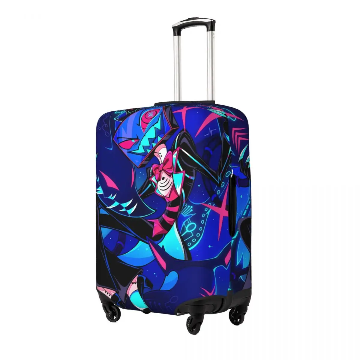 Vox Alastor Hazbin Hotels Suitcase Cover Flight Business Practical Luggage Case Protection