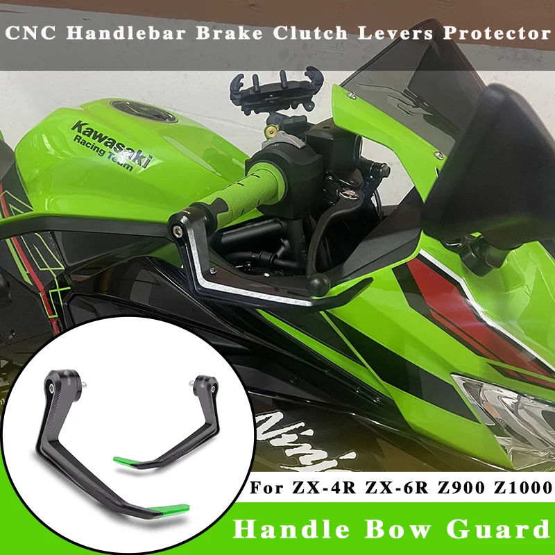 

For Ninja 400 500 ZX-4R/RR ZX-6R Z900 Z1000 ZH2 Motorcycle Accessories Brake Handle Protects CNC Hand Brake Clutch Levers Guard