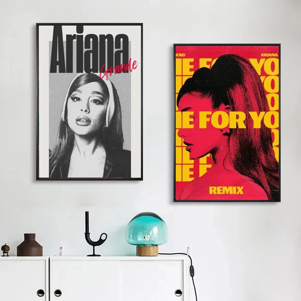 1pc Ariana-Grande Poster Poster Art Print Bar Living Room Furniture Decor