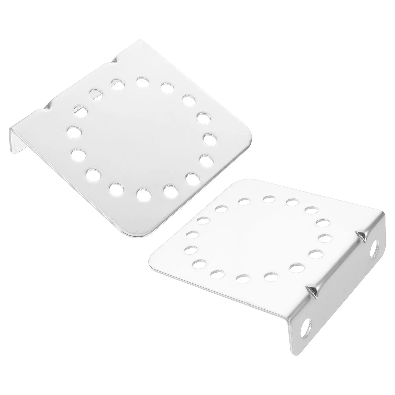 2Pcs Stainless Steel Multi-Angle Mounting Base Heavy-Duty Articulated Bracket Electric Fence Accessories Pasture Fence Corner