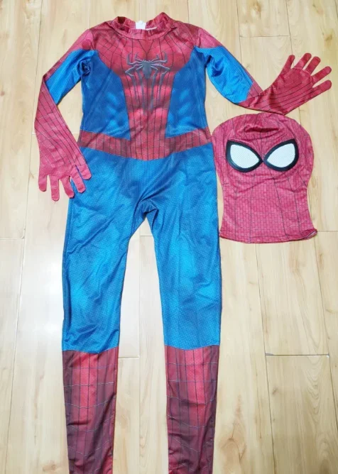 بدلة أطفال مذهلة سبايدرمان كوسبلاي خارقة للأولاد IPTV إسبانيا ملابس تنكرية للحفلات ملابس زنتاي للأطفال أزياء الهالوين #5