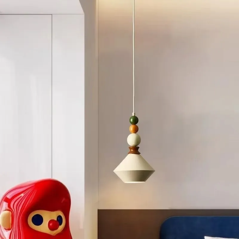 Color bedroom bar chandelier, bedside corridor aisle window restaurant cream style small chandelier