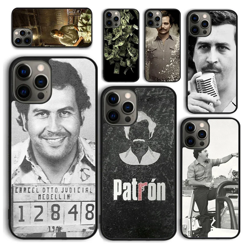 Pablo Escobar Silicone Phone Case for iPhone 15 14 12 13 mini 6 7 8 PLUS X XS XR 11 PRO MAX SE 2020 Back Cover Fundas Shell