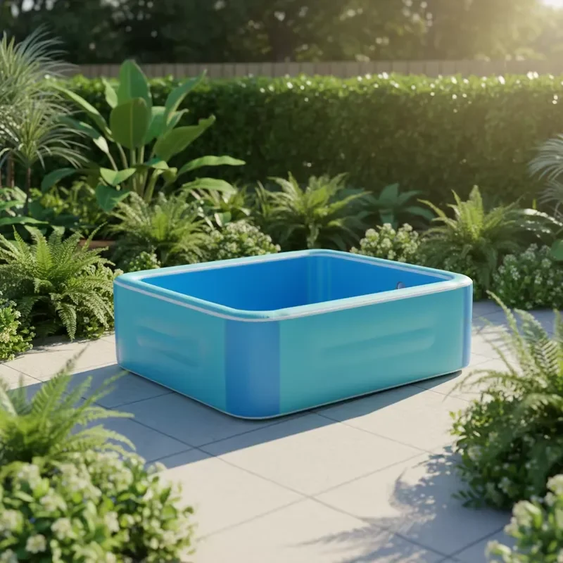 for. Intex Large Inflatable Swimming Pool Portable PVC Plunge Pools Outdoor Backyard Water Play for Adults Kids Summer