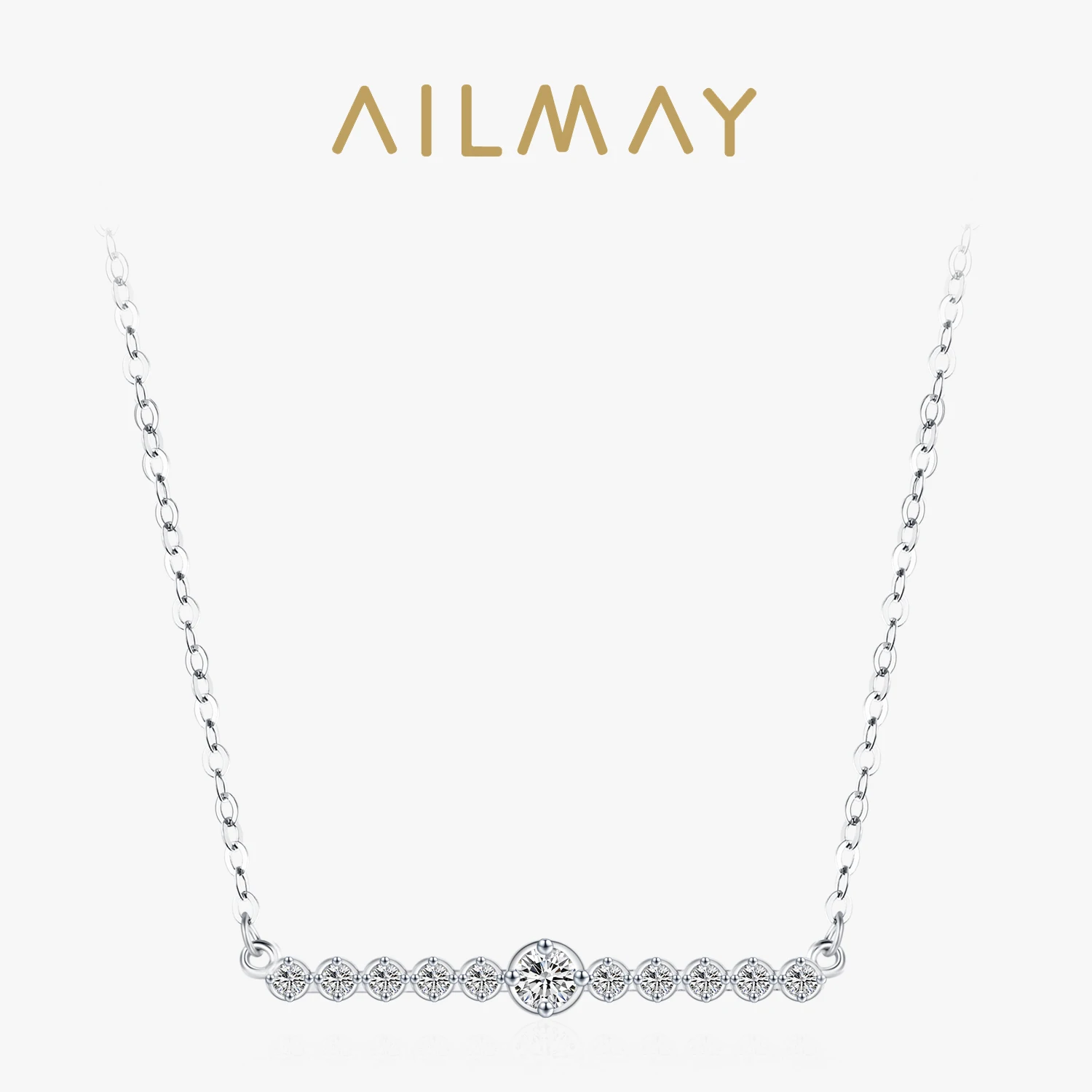 

Женское ожерелье из серебра 925 пробы с фианитами