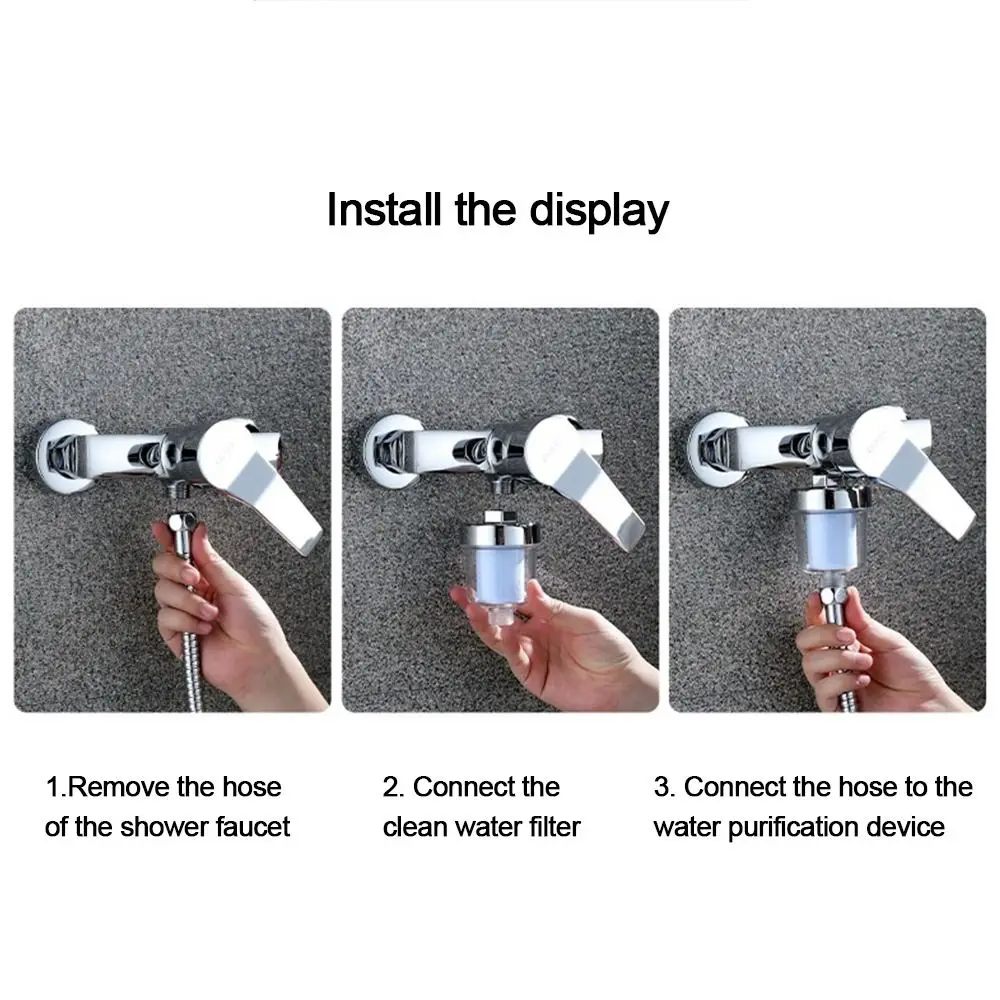 

Upgrade Universal Environmentally Bathroom Cotton Chlorine Removal Shower Filter Water Purifier Faucets Purification