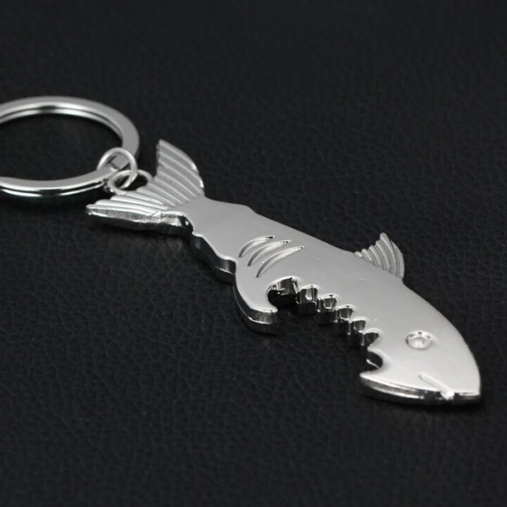 Shark Keychain Bottle Opener Fish Beer Bottle Opener Keychain Charms For Bag Keys Car Keys Accessories Keyring Jewelry Gift