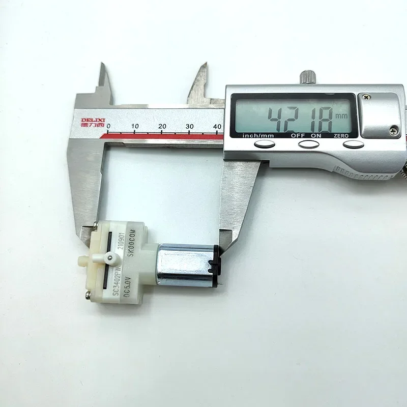

SKOOCOM SC3402PW Mini Vacuum Pump DC 5V Micro 031 Motor Diaphragm Air Oxygen Negative Pressure Suction Pump for Electronics