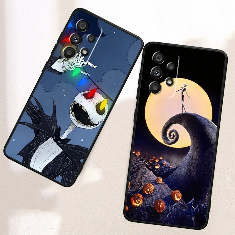 Skull Jack Dark Parody Cartoon For Samsung A53 A52 A33 A32 A51 A71 A21S A13 A73 A50 A22 A23 A03 A72 A54 A12 5G Black TPU