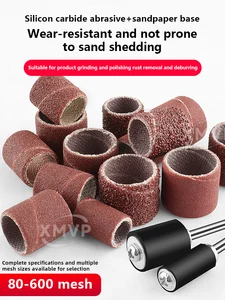 Grinding head, wood and metal rust removal, grinding and polishing tools, small sandpaper wheel, nail art electric grinding mach